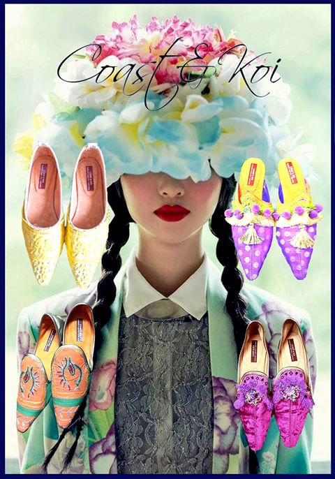 Handmade shoes by Coast and Koi